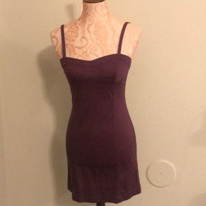 Purple mini dress